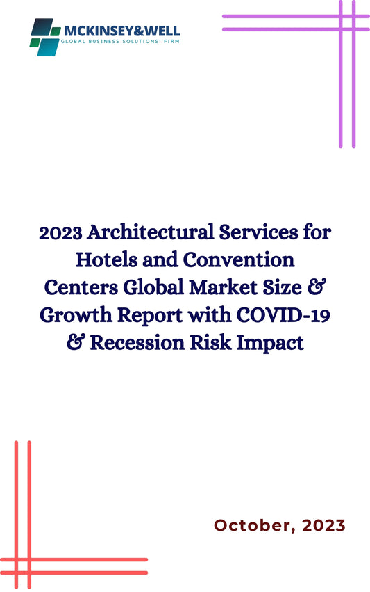 2023 Architectural Services for Hotels and Convention Centers Global Market Size & Growth Report with COVID-19 & Recession Risk Impact