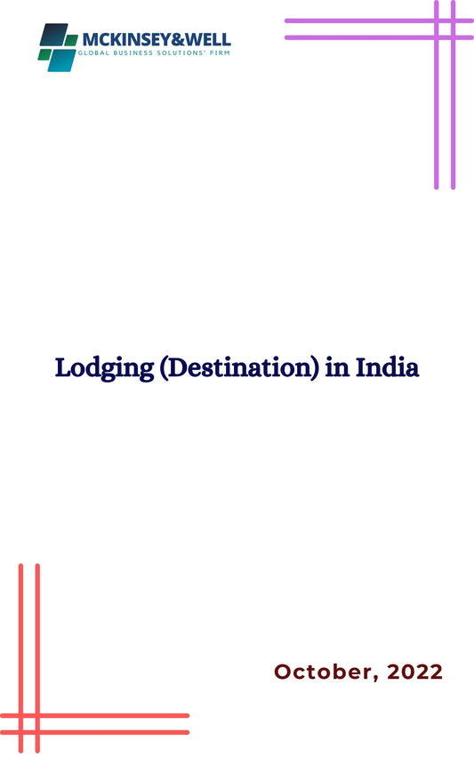 Lodging (Destination) in India