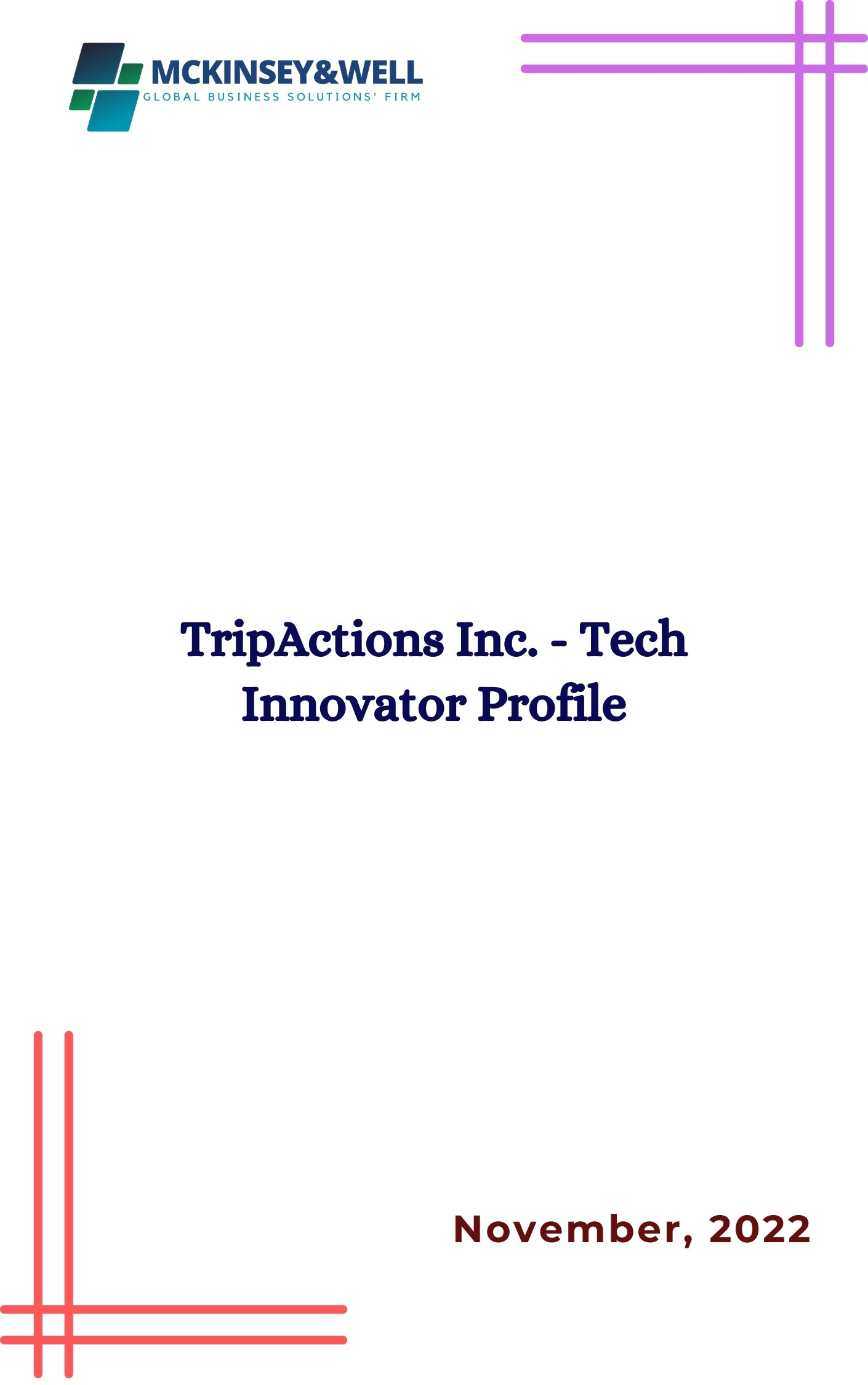 TripActions Inc. - Tech Innovator Profile