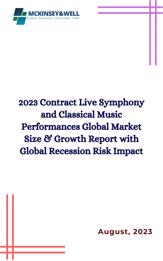 2023 Contract Live Symphony and Classical Music Performances Global Market Size & Growth Report with Global Recession Risk Impact