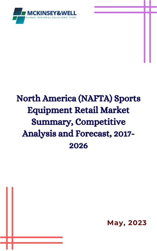 North America (NAFTA) Sports Equipment Retail Market Summary, Competitive Analysis and Forecast, 2017-2026