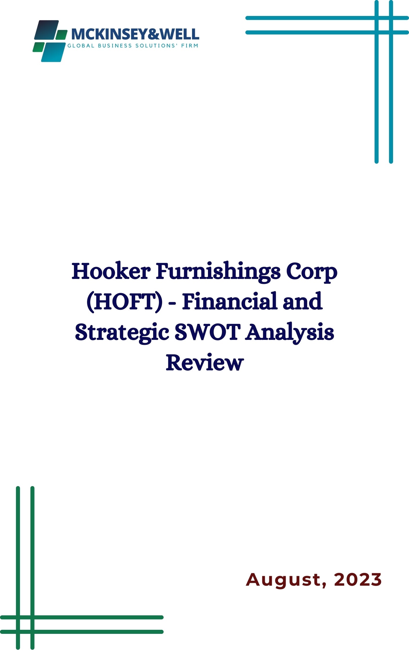 Hooker Furnishings Corp (HOFT) - Financial and Strategic SWOT Analysis Review