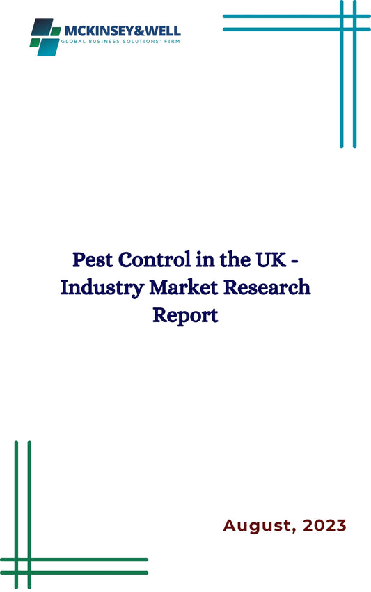 Pest Control in the UK - Industry Market Research Report