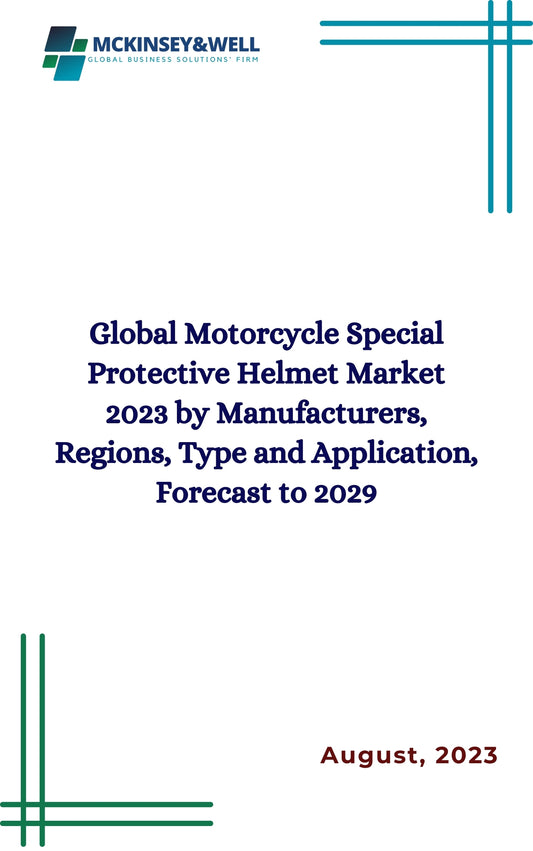 Global Motorcycle Special Protective Helmet Market 2023 by Manufacturers, Regions, Type and Application, Forecast to 2029