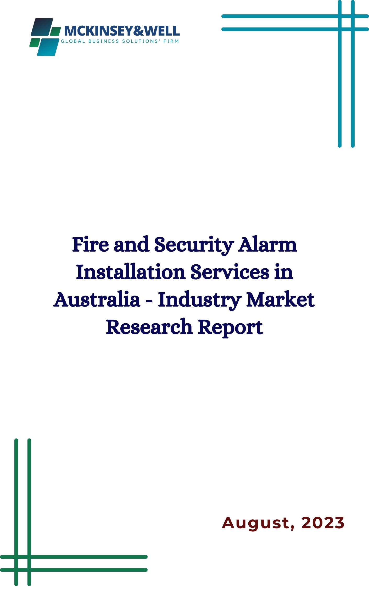 Fire and Security Alarm Installation Services in Australia - Industry Market Research Report