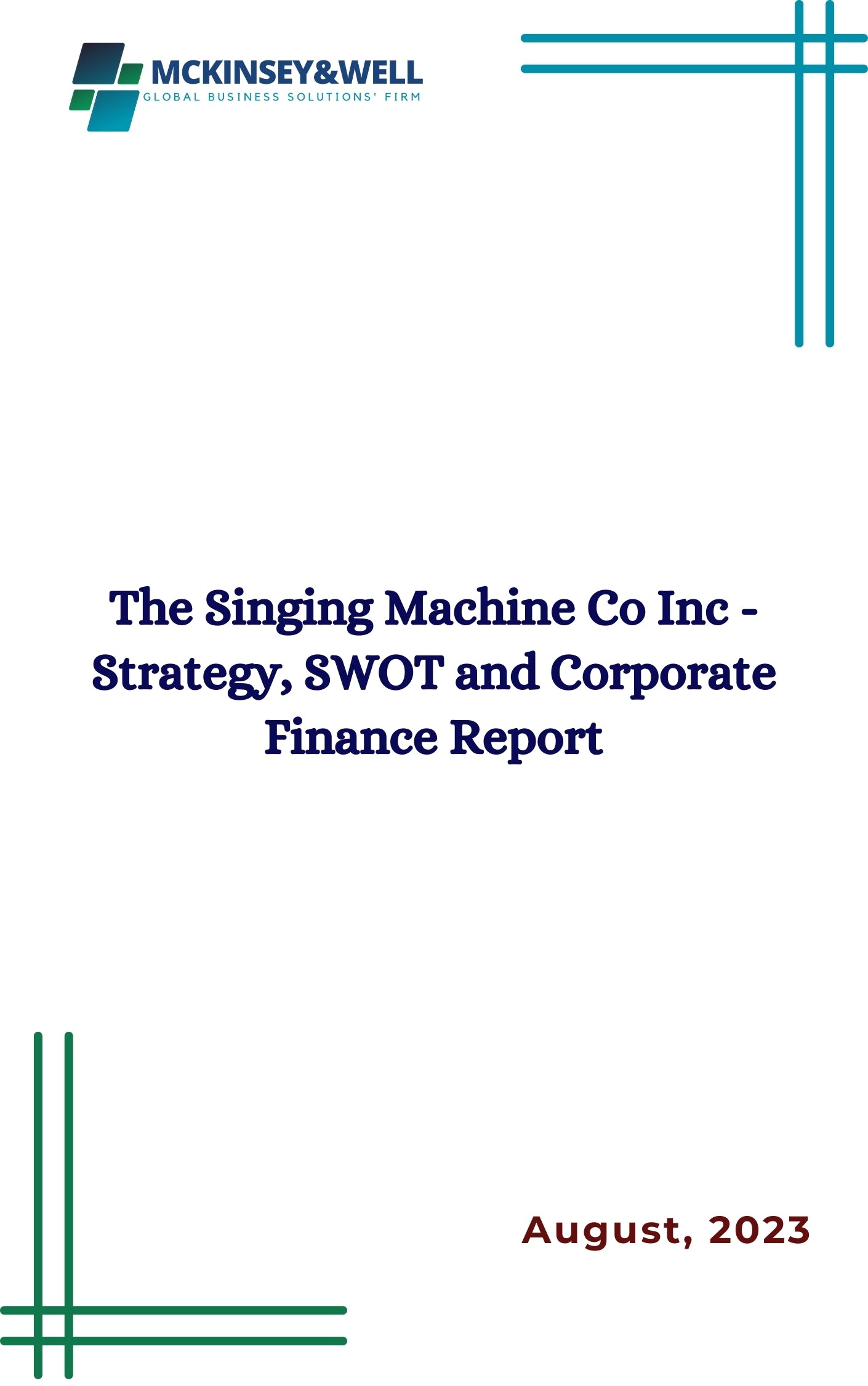 The Singing Machine Co Inc - Strategy, SWOT and Corporate Finance Report