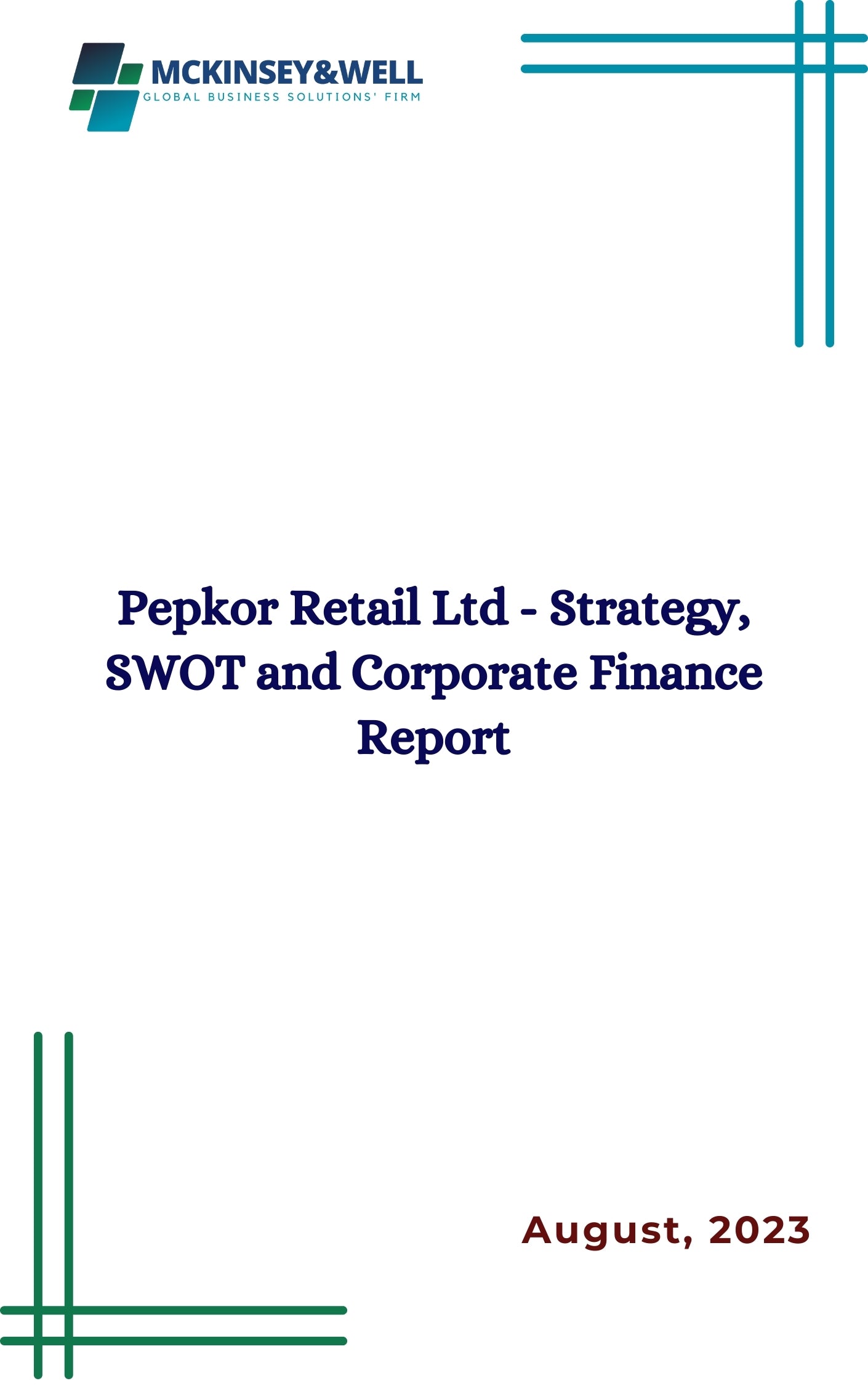 Pepkor Retail Ltd - Strategy, SWOT and Corporate Finance Report