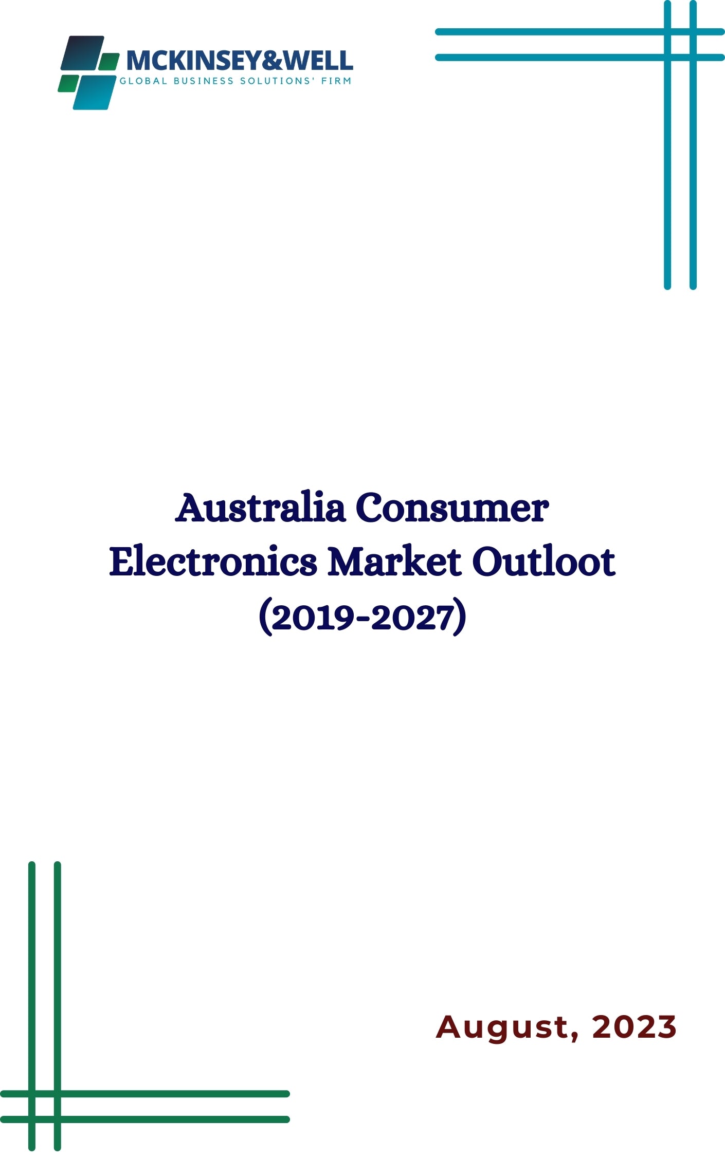 Australia Consumer Electronics Market Outloot (2019-2027)