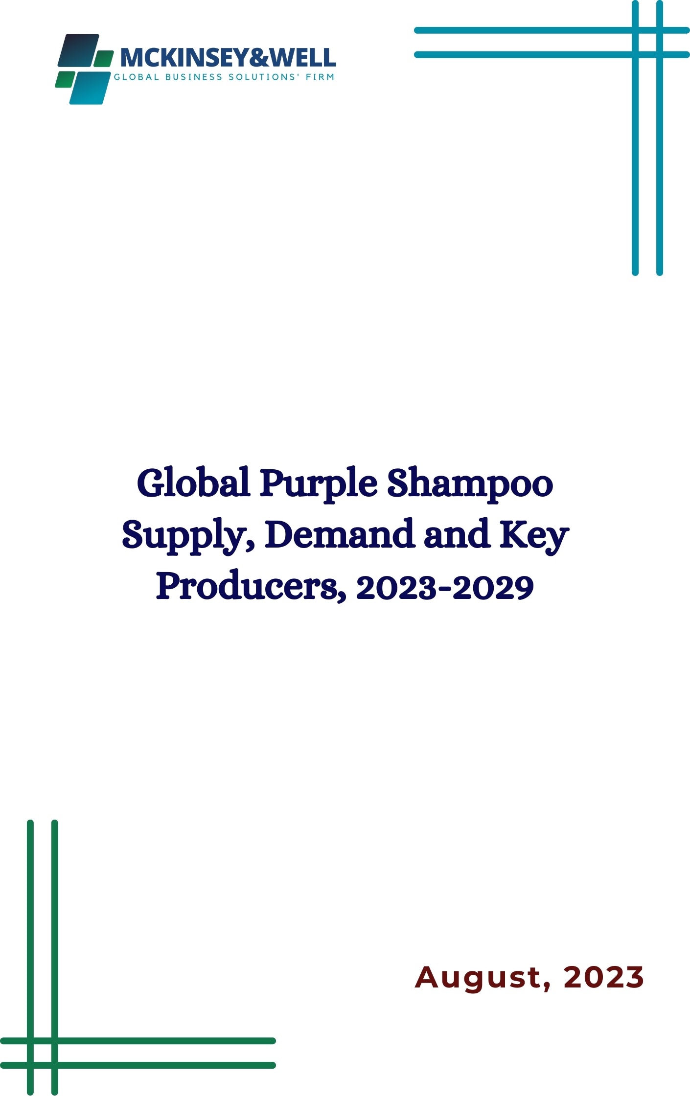 Global Purple Shampoo Supply, Demand and Key Producers, 2023-2029