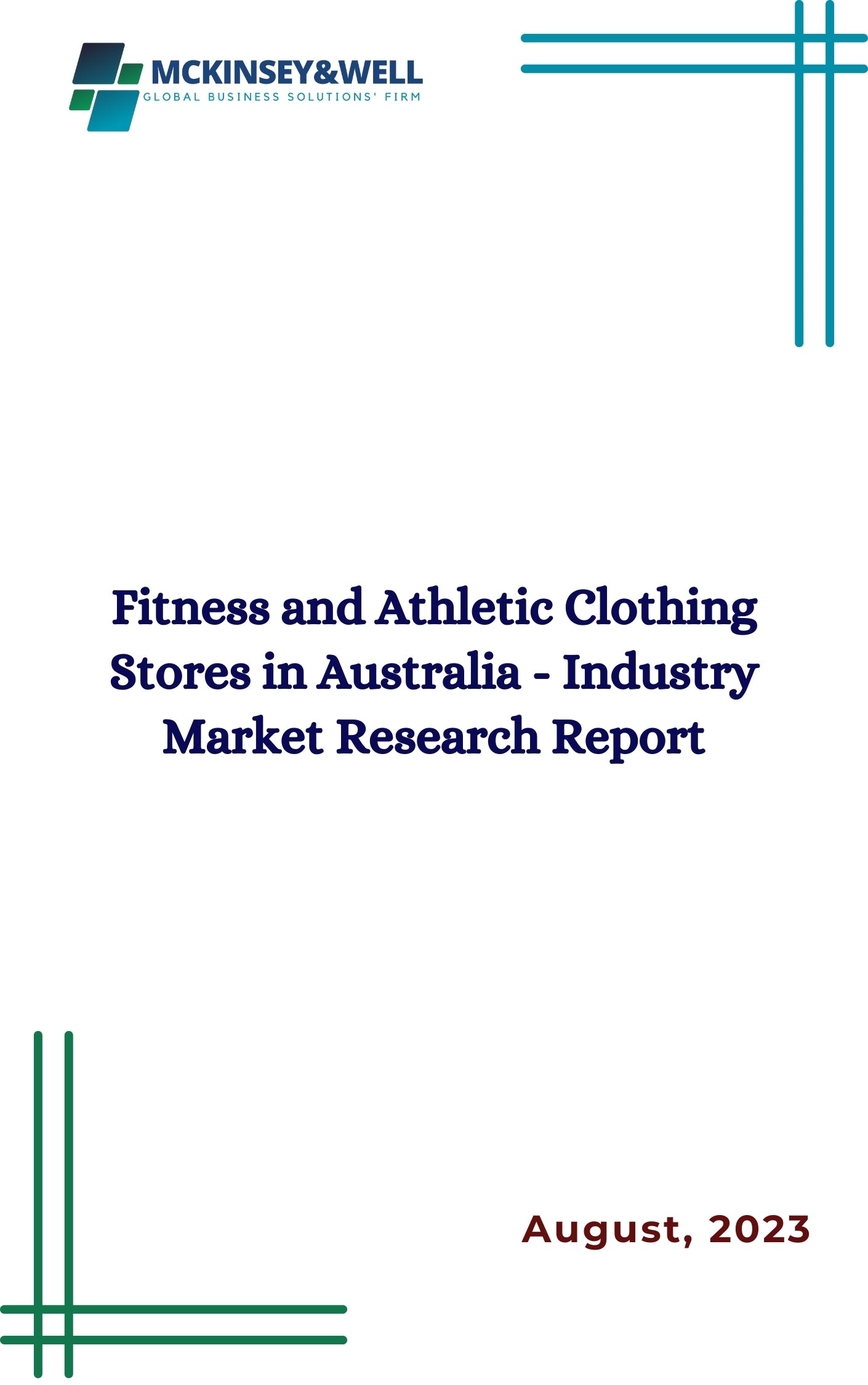 Fitness and Athletic Clothing Stores in Australia - Industry Market Research Report