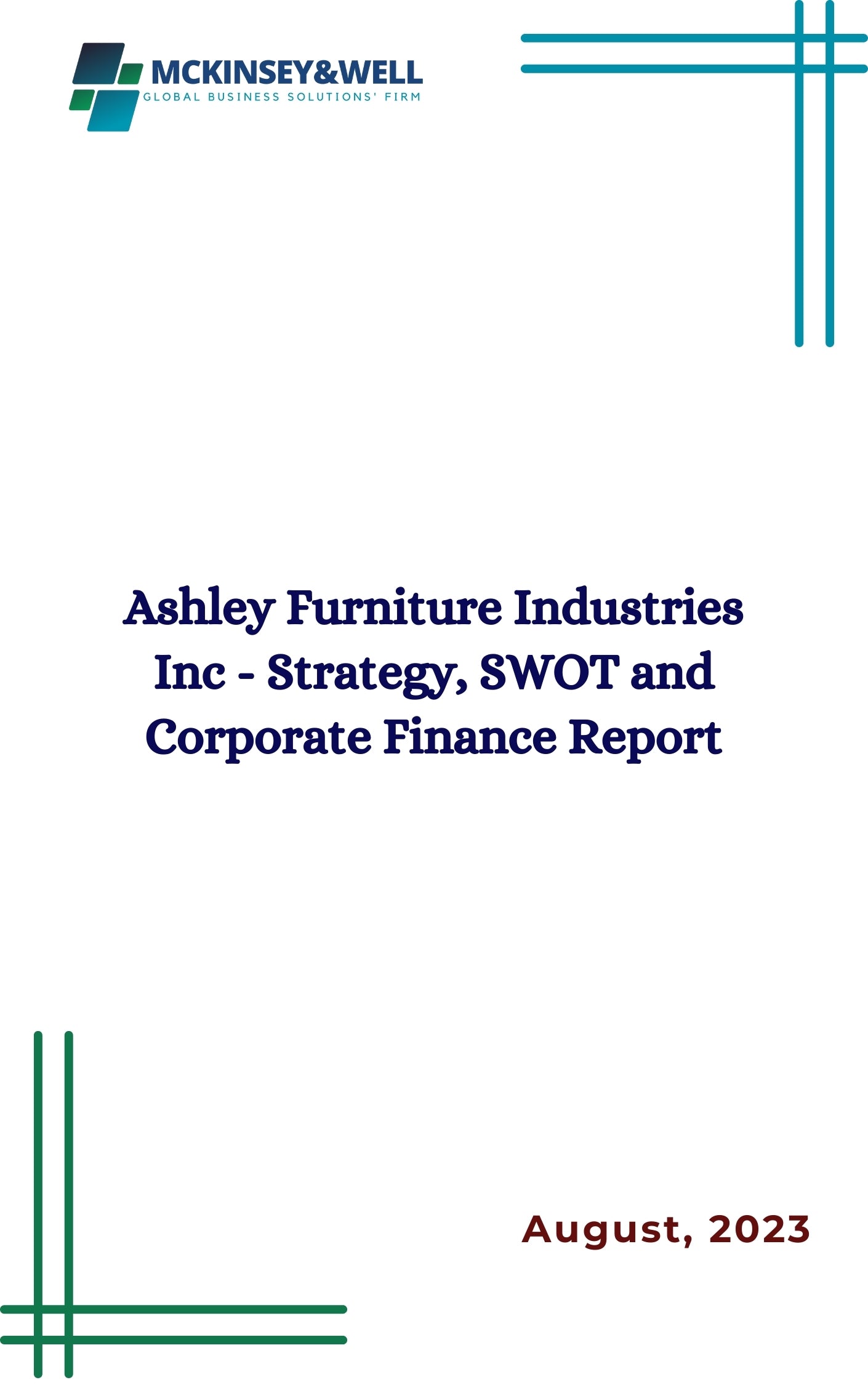 Ashley Furniture Industries Inc - Strategy, SWOT and Corporate Finance Report