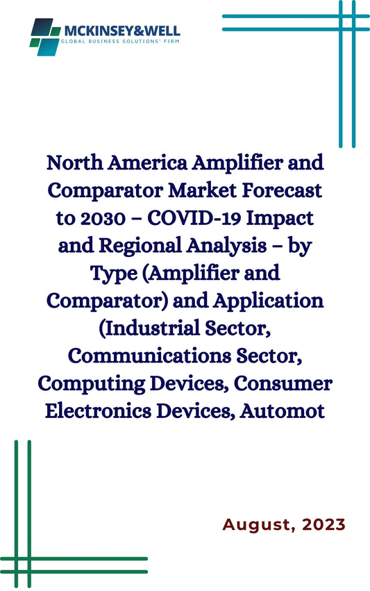 North America Amplifier and Comparator Market Forecast to 2030 – COVID-19 Impact and Regional Analysis – by Type (Amplifier and Comparator) and Application (Industrial Sector, Communications Sector, Computing Devices, Consumer Electronics Devices, Automot