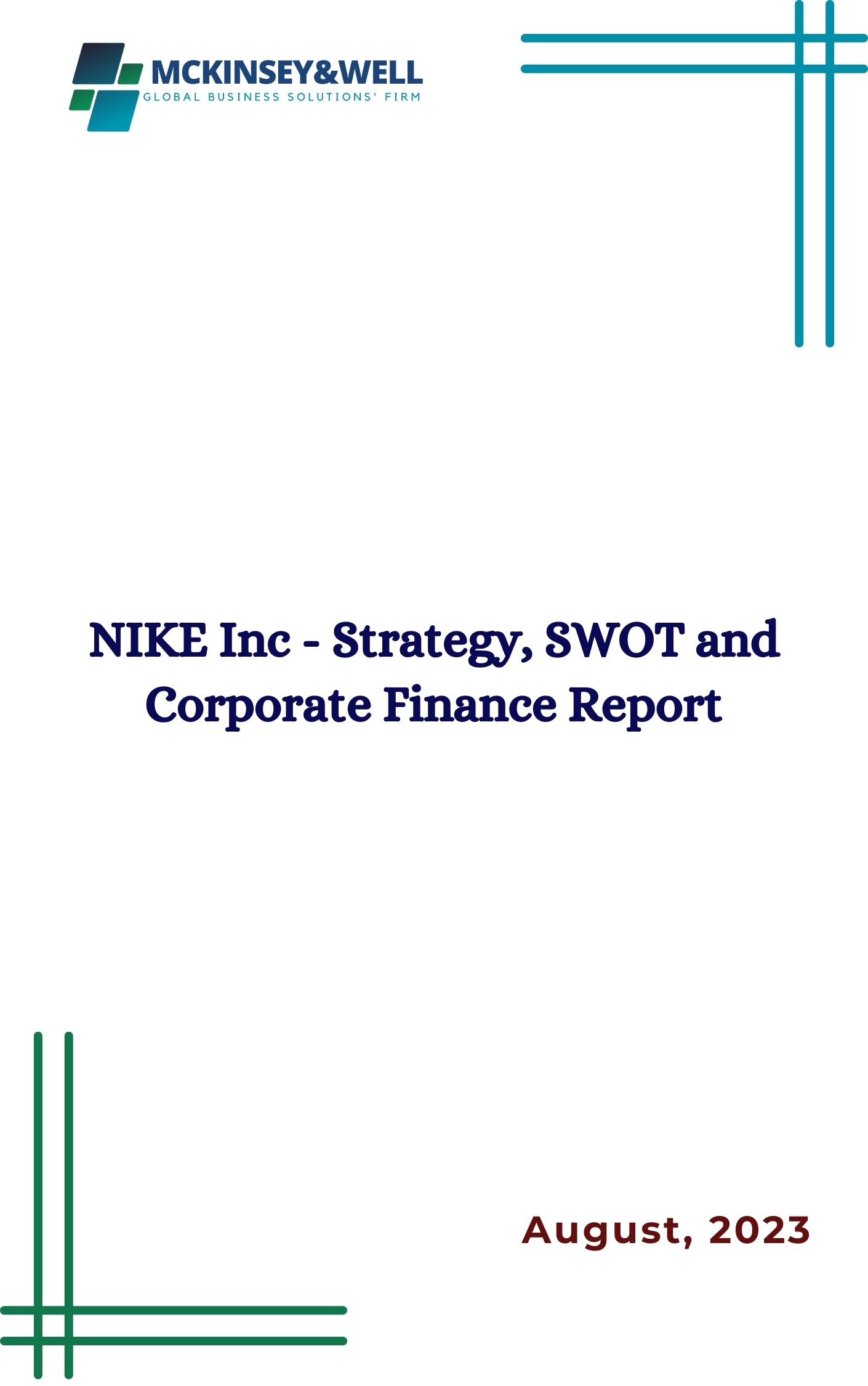 NIKE Inc - Strategy, SWOT and Corporate Finance Report