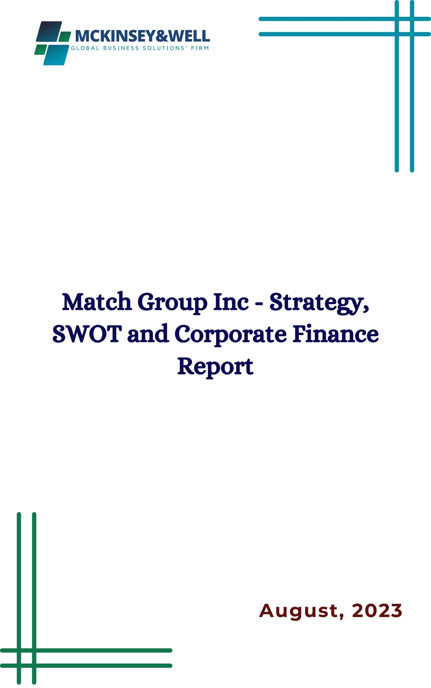 Match Group Inc - Strategy, SWOT and Corporate Finance Report