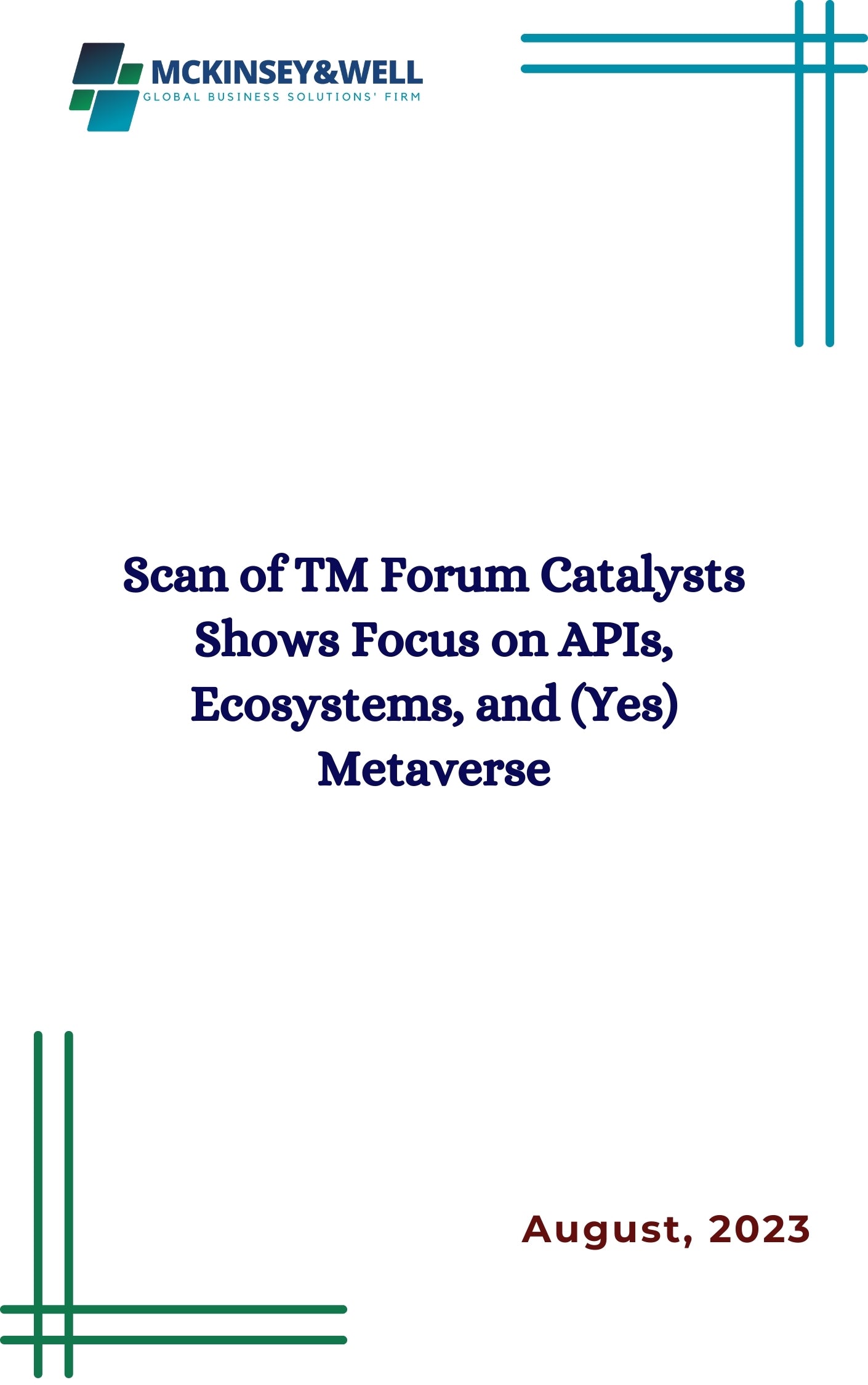 Scan of TM Forum Catalysts Shows Focus on APIs, Ecosystems, and (Yes) Metaverse