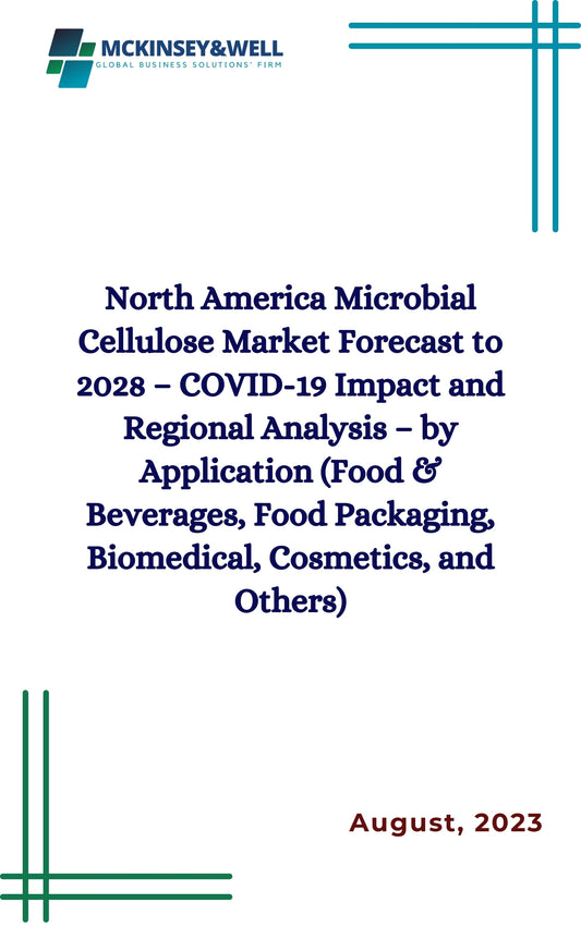 North America Microbial Cellulose Market Forecast to 2028 – COVID-19 Impact and Regional Analysis – by Application (Food & Beverages, Food Packaging, Biomedical, Cosmetics, and Others)