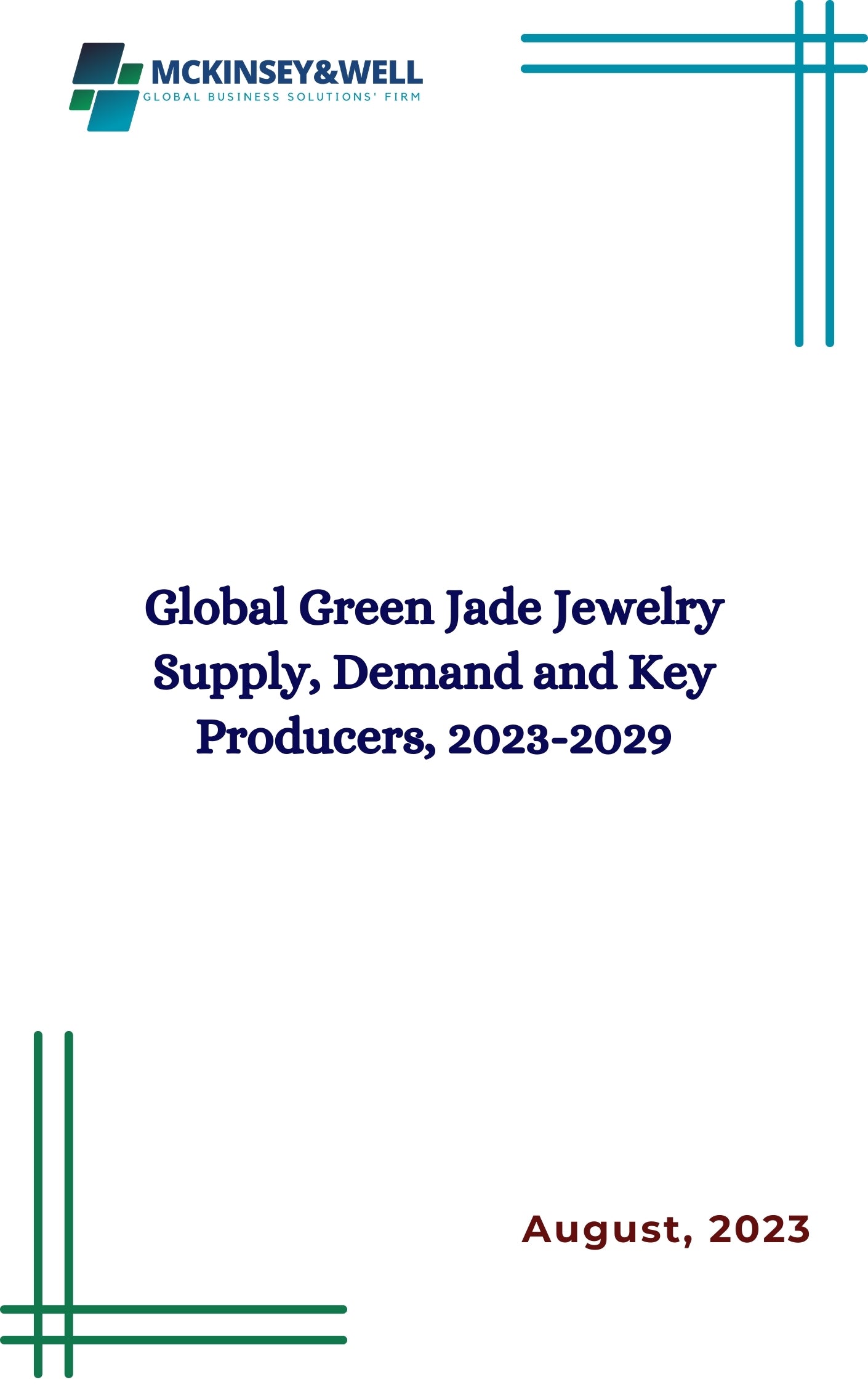 Global Green Jade Jewelry Supply, Demand and Key Producers, 2023-2029