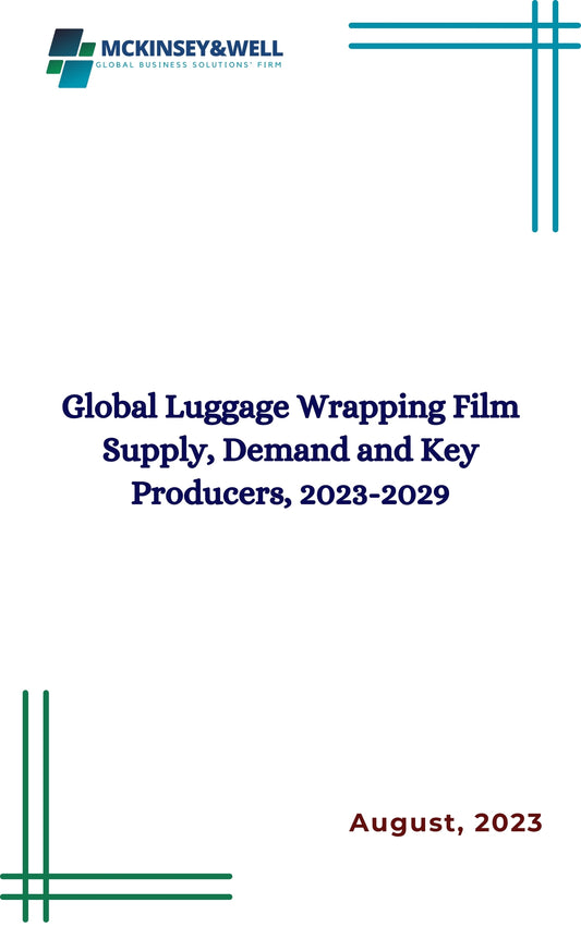 Global Luggage Wrapping Film Supply, Demand and Key Producers, 2023-2029