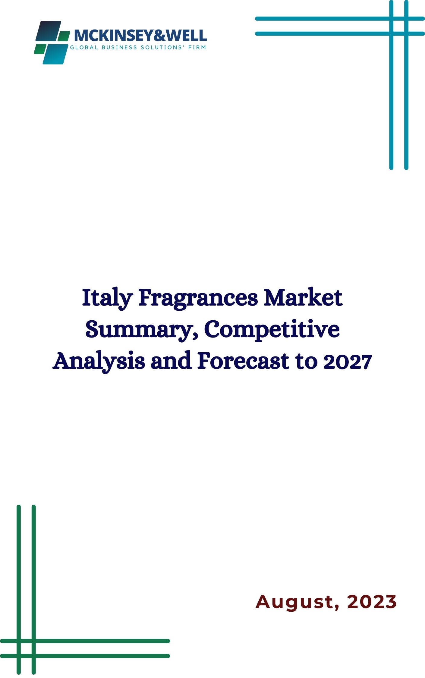 Italy Fragrances Market Summary, Competitive Analysis and Forecast to 2027