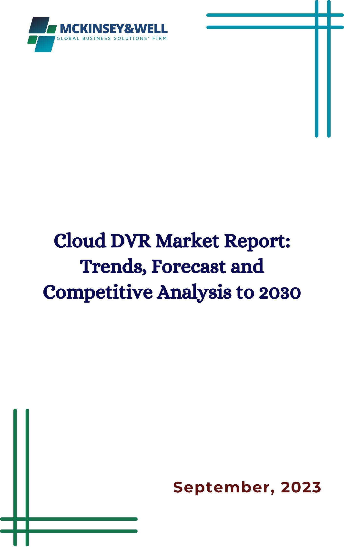 Cloud DVR Market Report: Trends, Forecast and Competitive Analysis to 2030