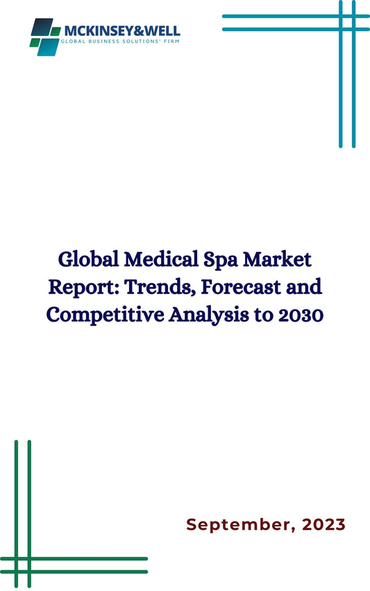 Global Medical Spa Market Report: Trends, Forecast and Competitive Analysis to 2030