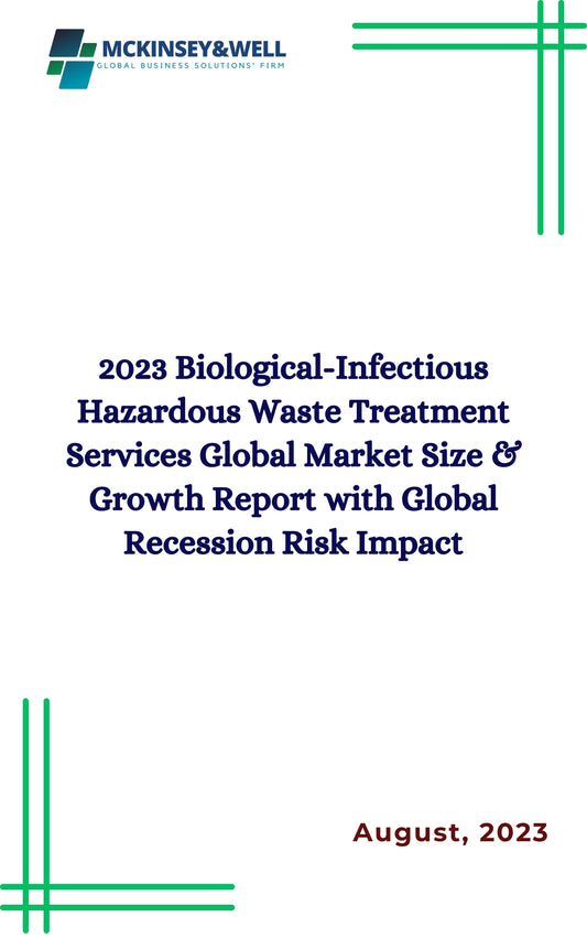 2023 Biological-Infectious Hazardous Waste Treatment Services Global Market Size & Growth Report with Global Recession Risk Impact