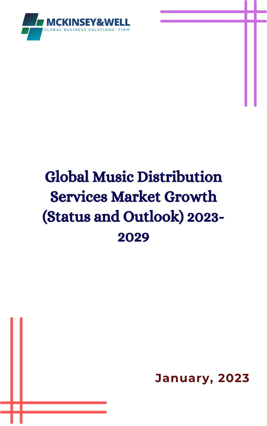 Global Music Distribution Services Market Growth (Status and Outlook) 2023-2029