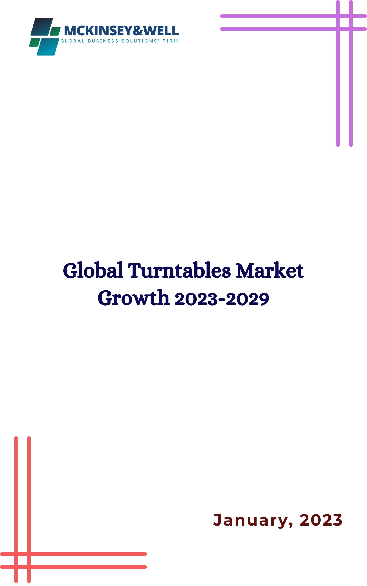 Global Turntables Market Growth 2023-2029