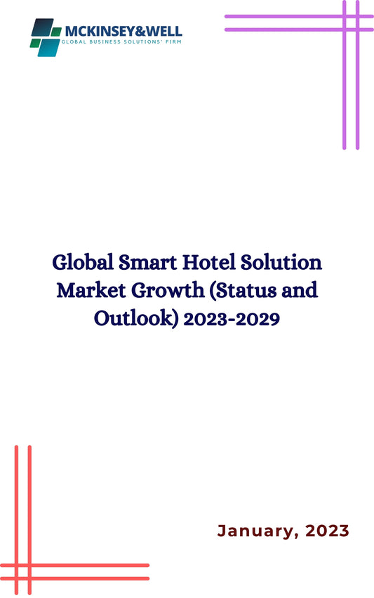 Global Smart Hotel Solution Market Growth (Status and Outlook) 2023-2029