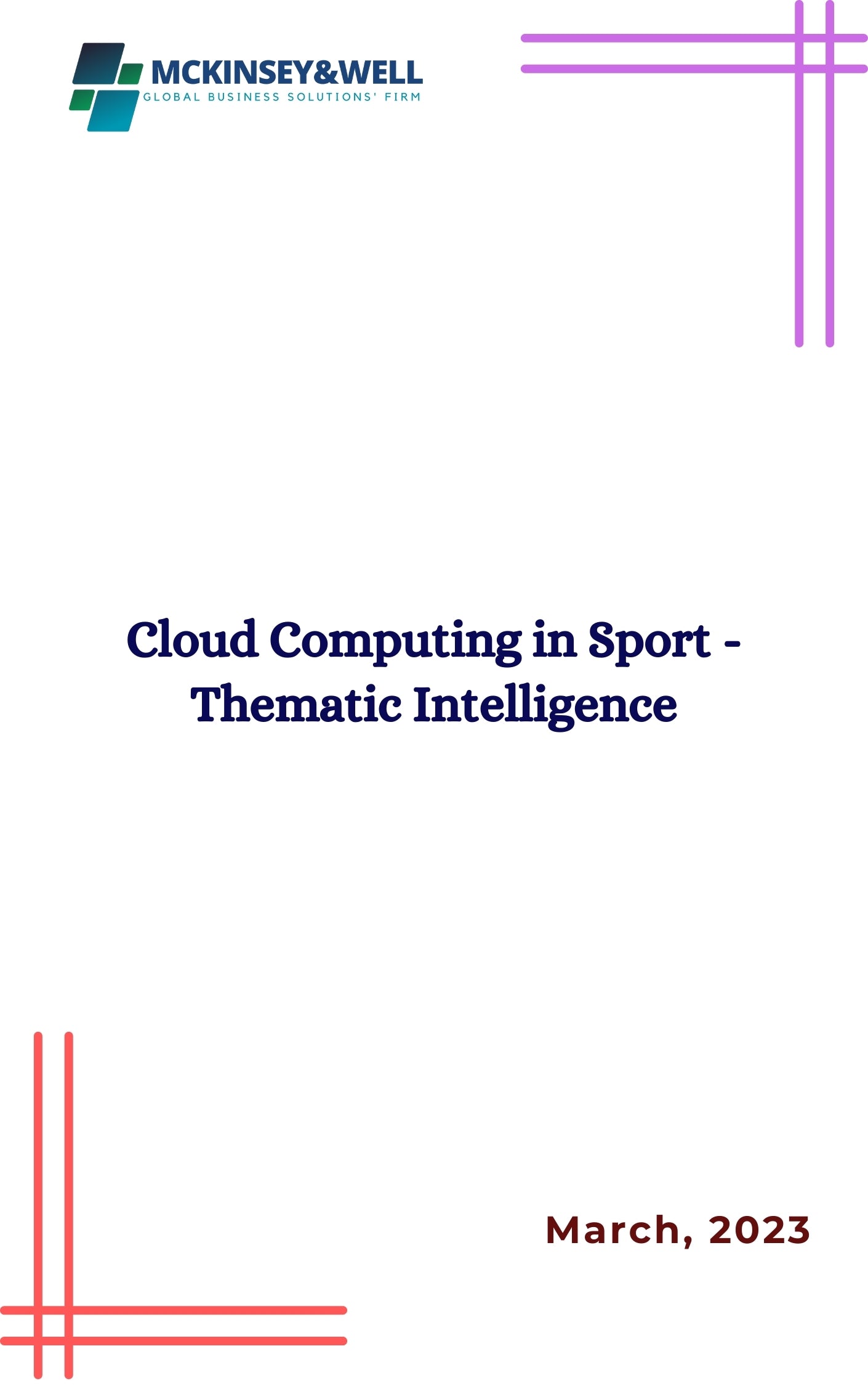 Cloud Computing in Sport - Thematic Intelligence