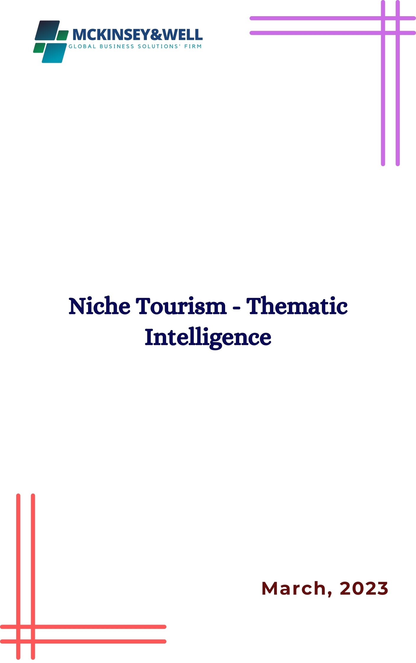 Niche Tourism - Thematic Intelligence