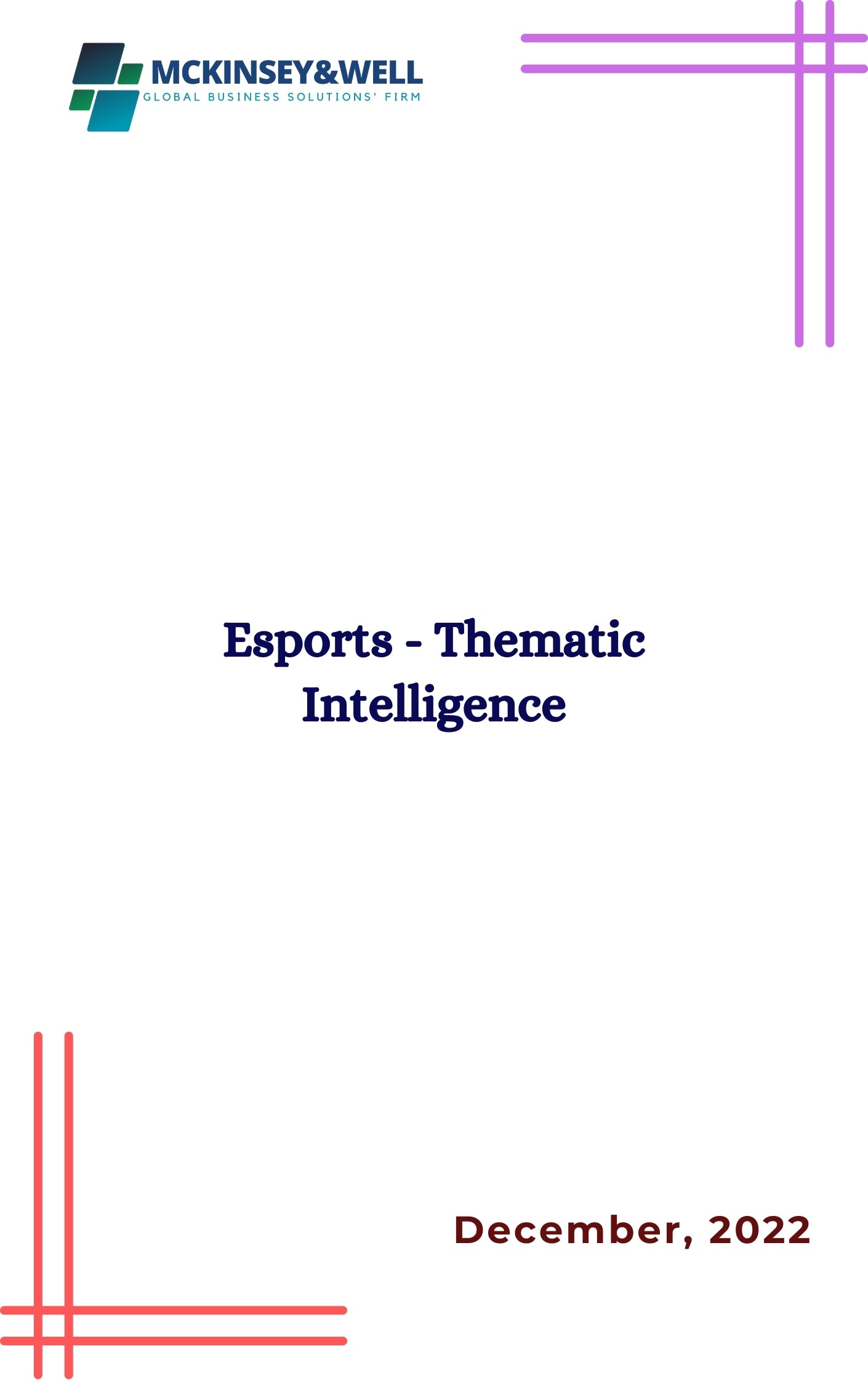 Esports - Thematic Intelligence