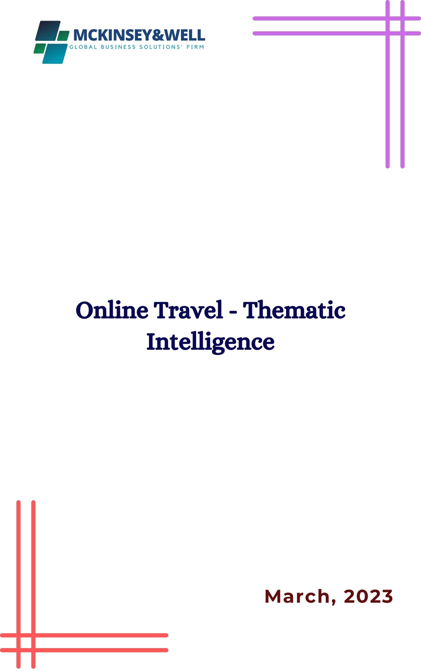 Online Travel - Thematic Intelligence