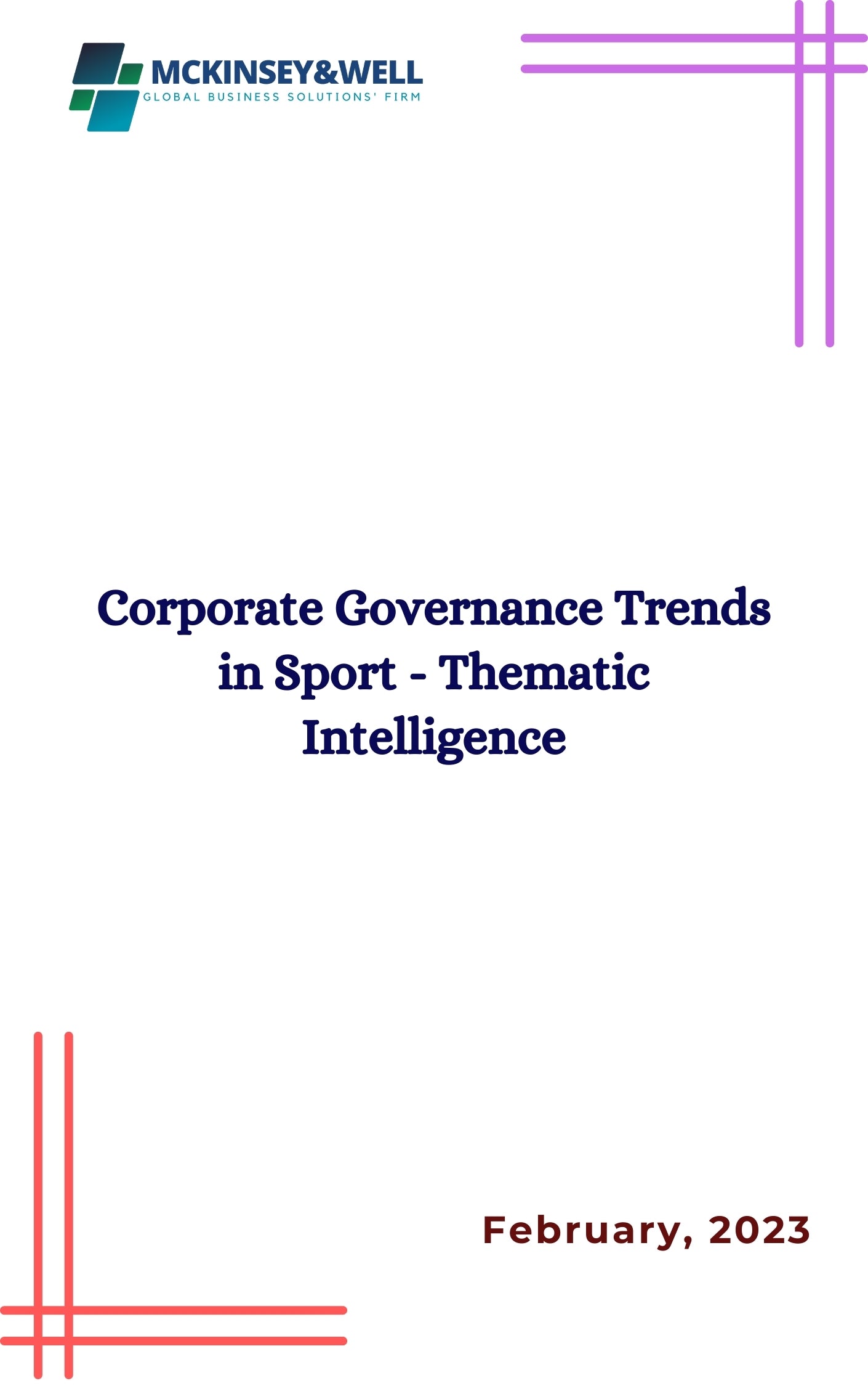 Corporate Governance Trends in Sport - Thematic Intelligence