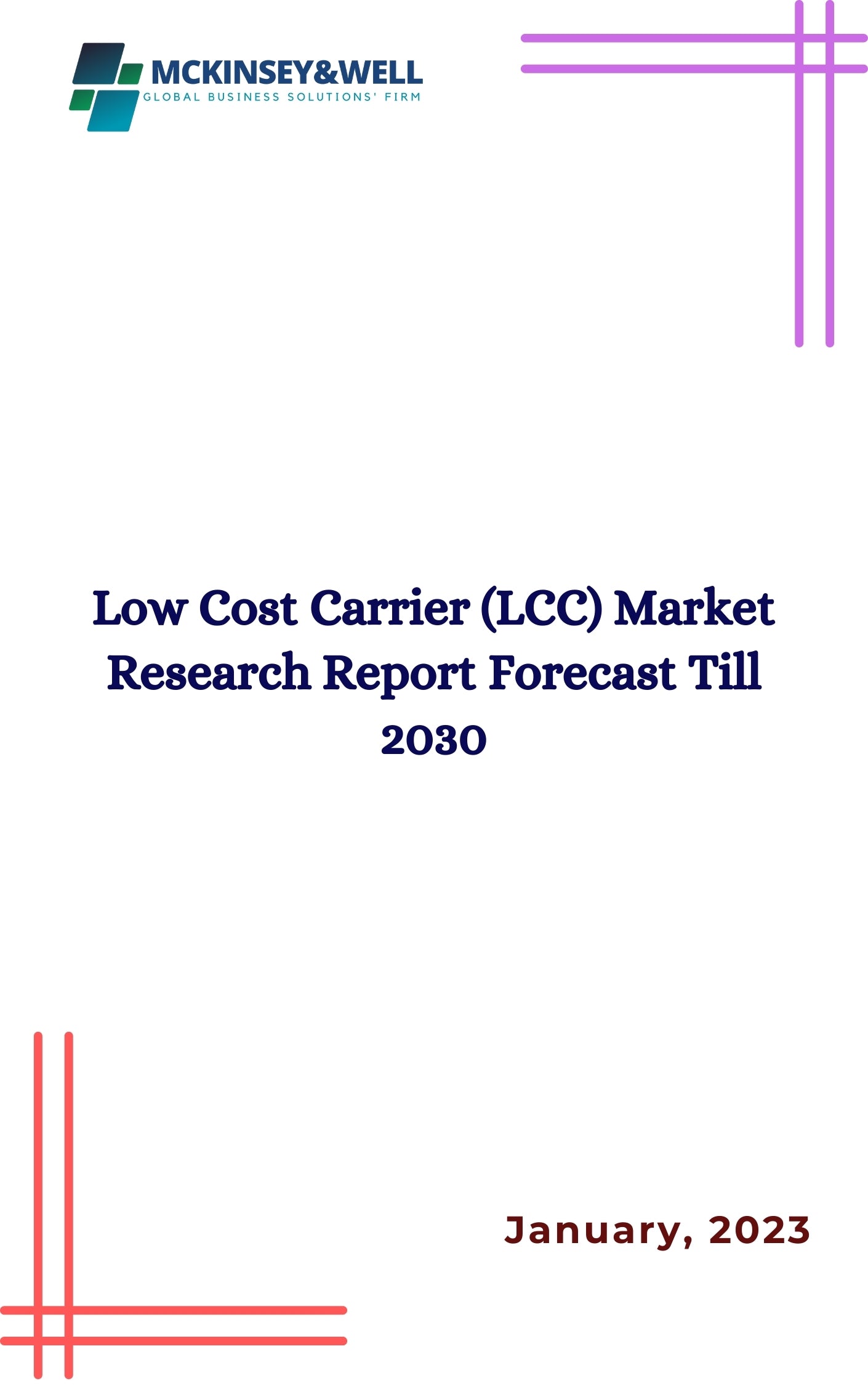 Low Cost Carrier (LCC) Market Research Report Forecast Till 2030