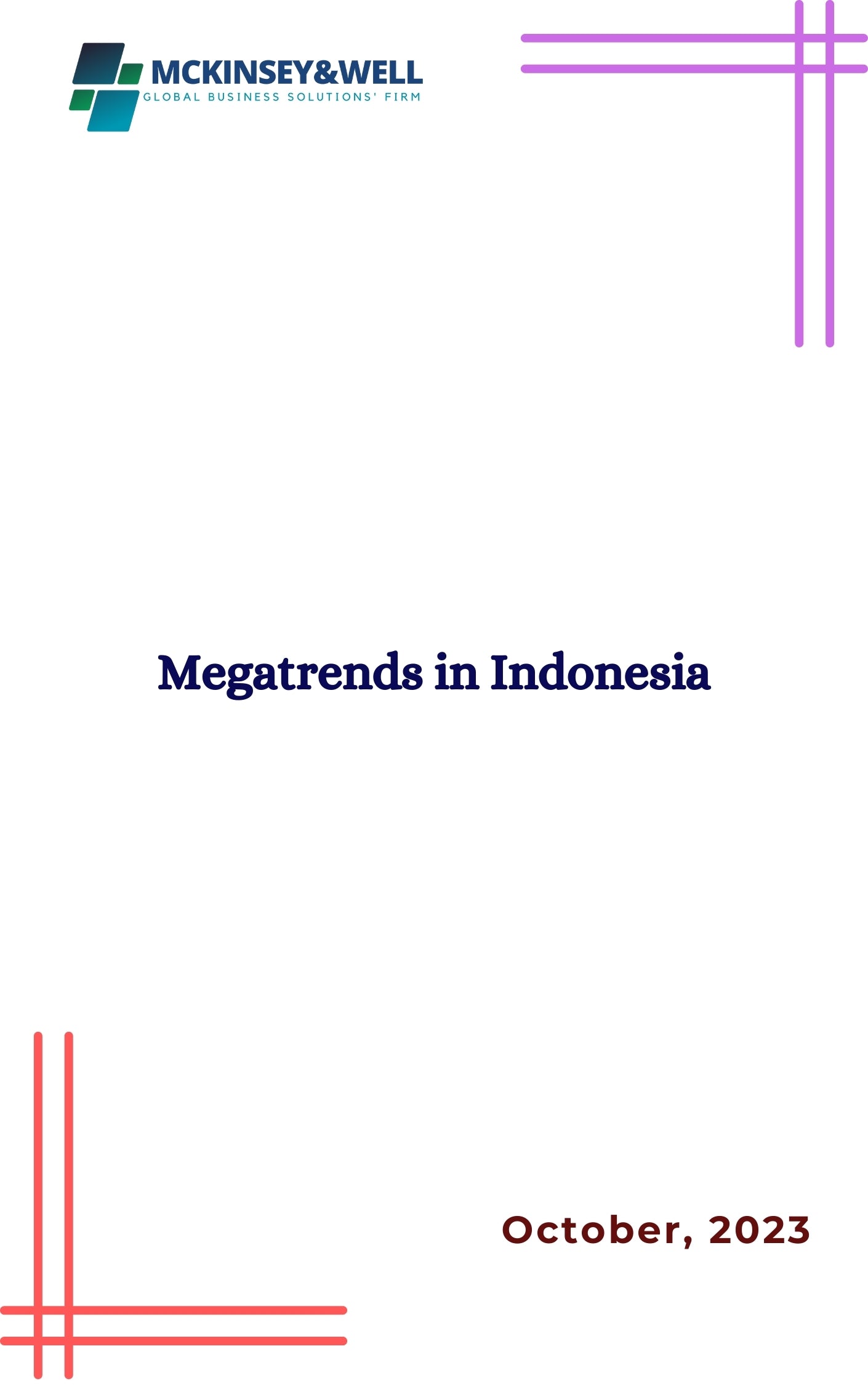 Megatrends in Indonesia