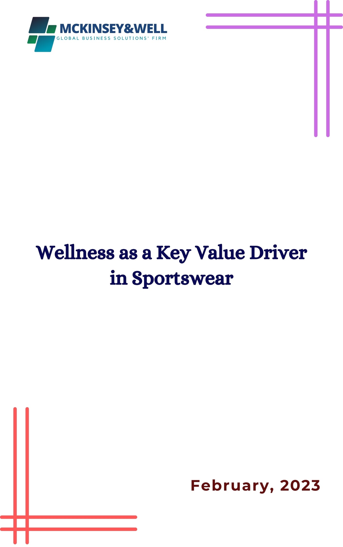 Wellness as a Key Value Driver in Sportswear