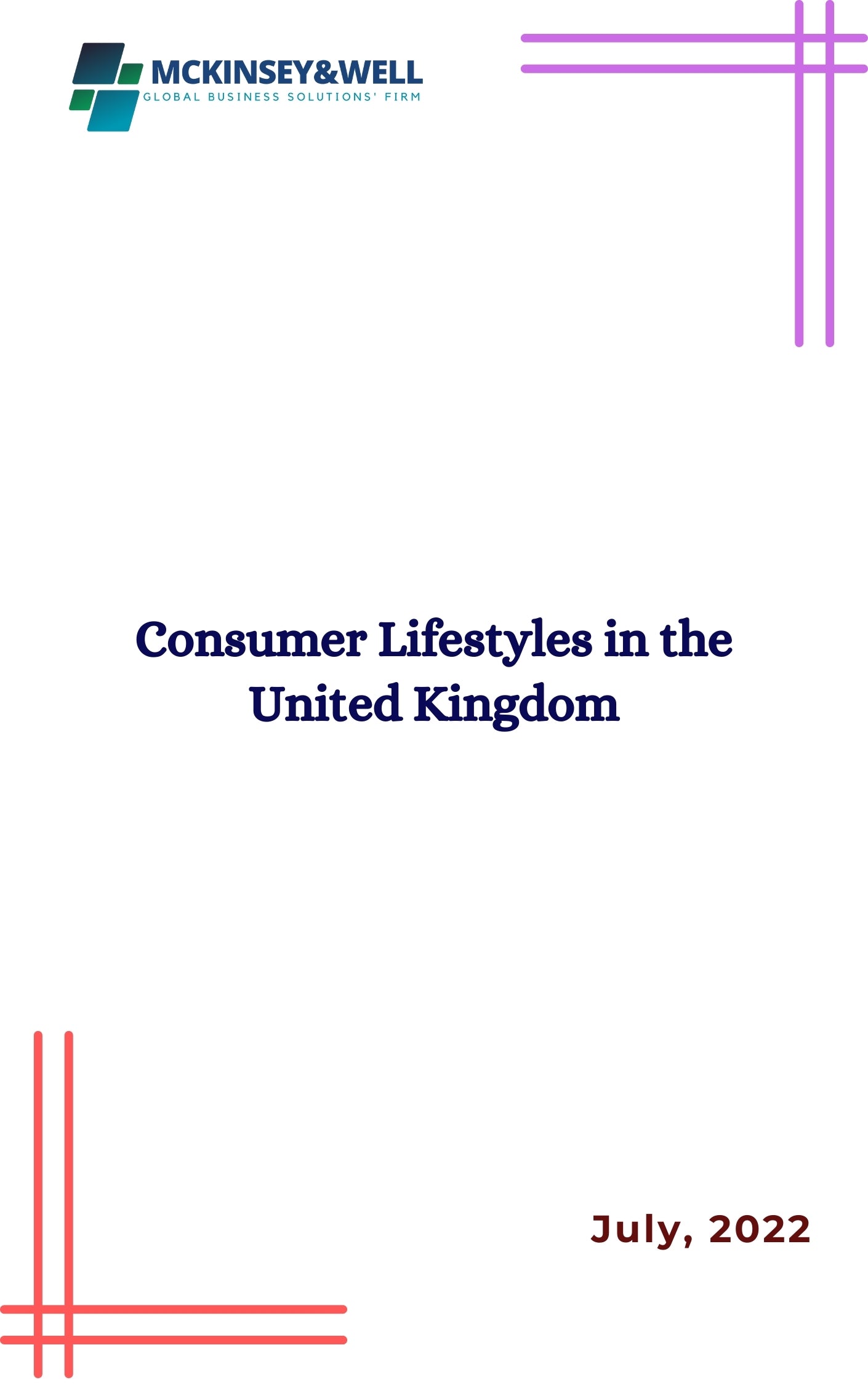 Consumer Lifestyles in the United Kingdom