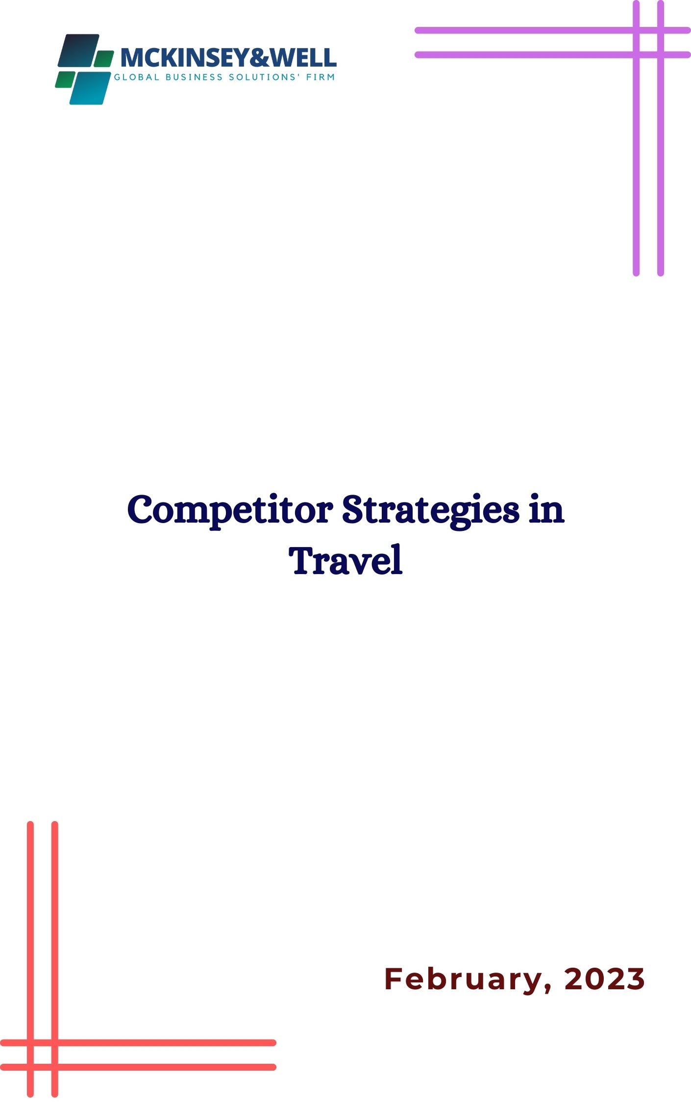 Competitor Strategies in Travel