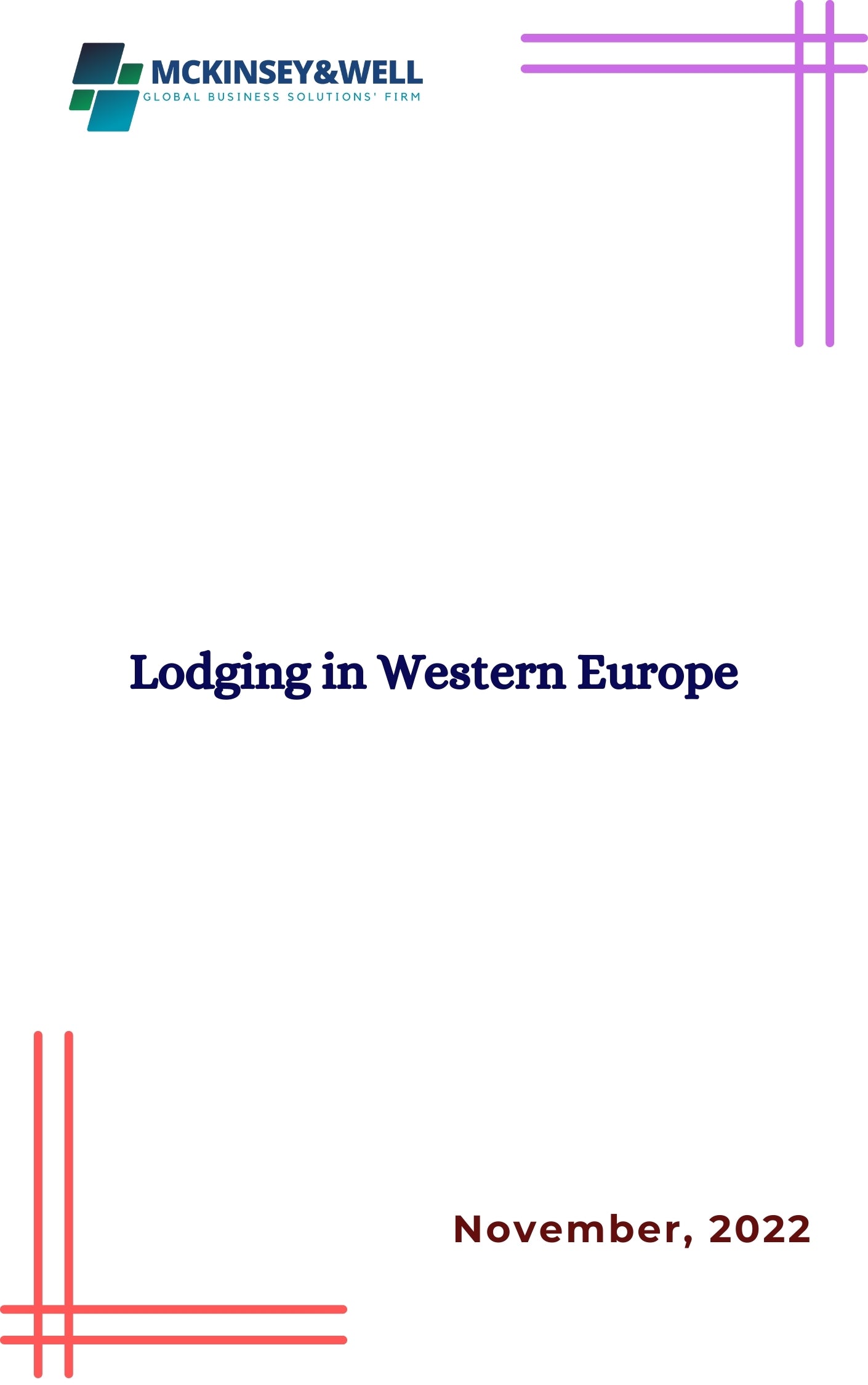 Lodging in Western Europe