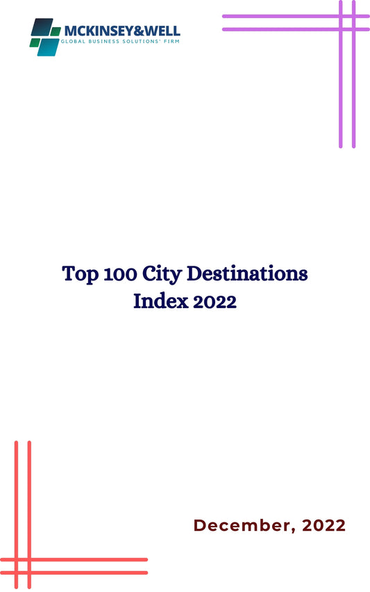 Top 100 City Destinations Index 2022