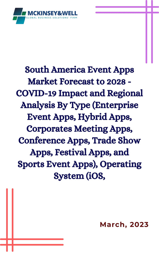 South America Event Apps Market Forecast to 2028 - COVID-19 Impact and Regional Analysis By Type (Enterprise Event Apps, Hybrid Apps, Corporates Meeting Apps, Conference Apps, Trade Show Apps, Festival Apps, and Sports Event Apps), Operating System (iOS,