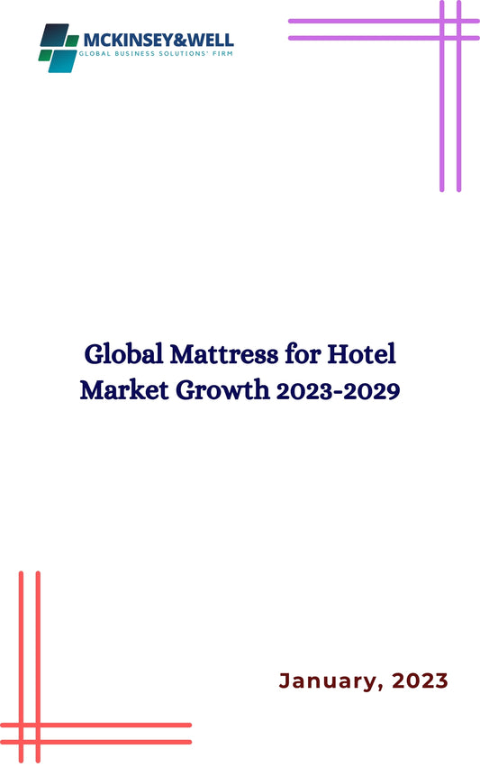 Global Mattress for Hotel Market Growth 2023-2029