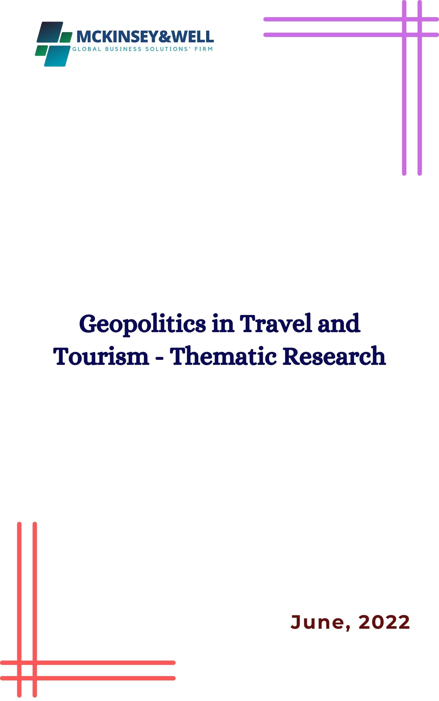 Geopolitics in Travel and Tourism - Thematic Research