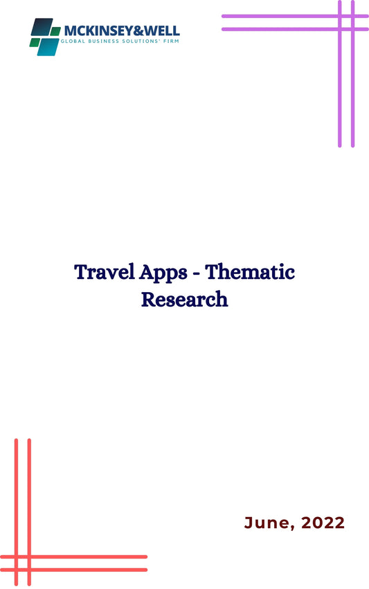 Travel Apps - Thematic Research