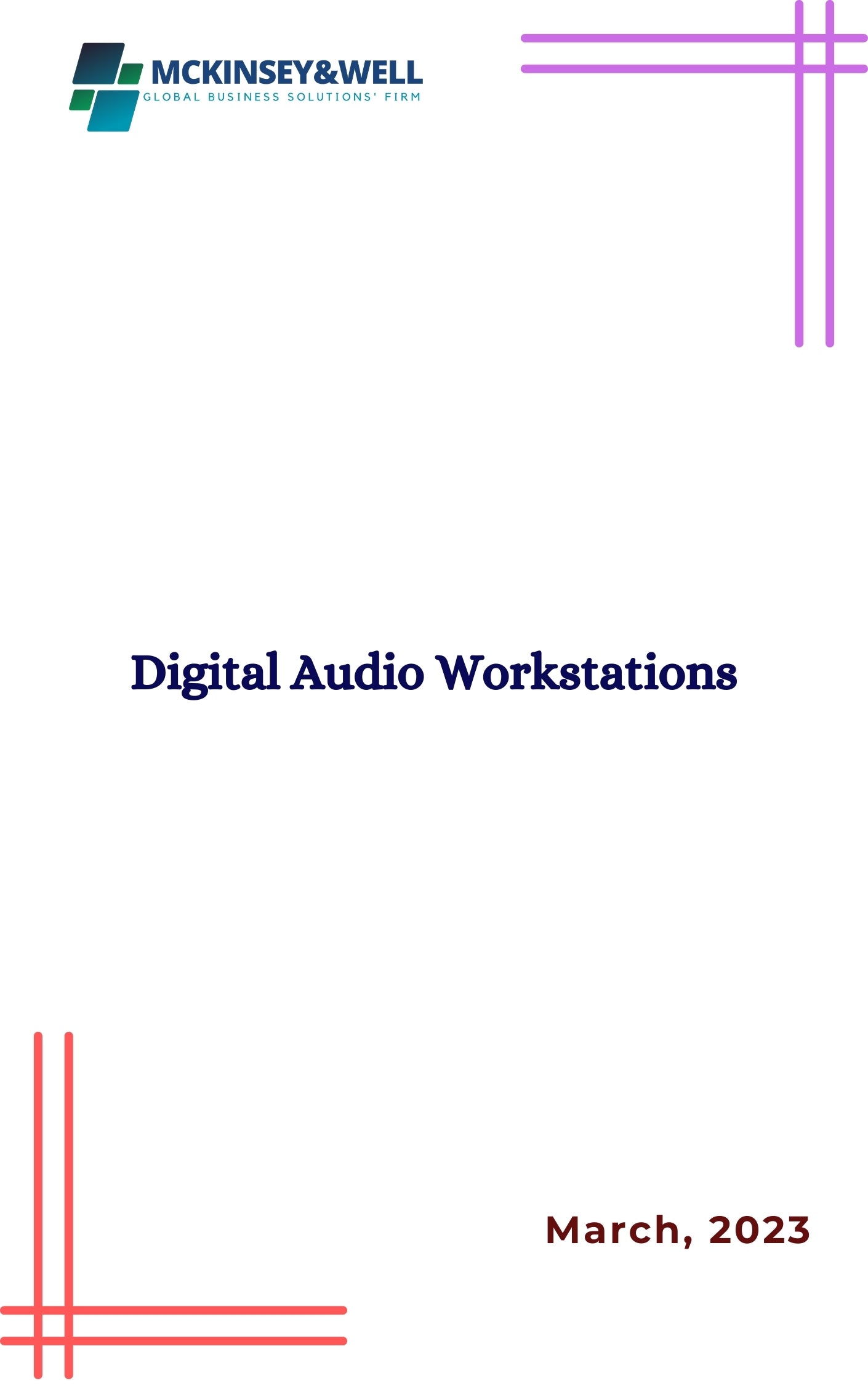 Digital Audio Workstations