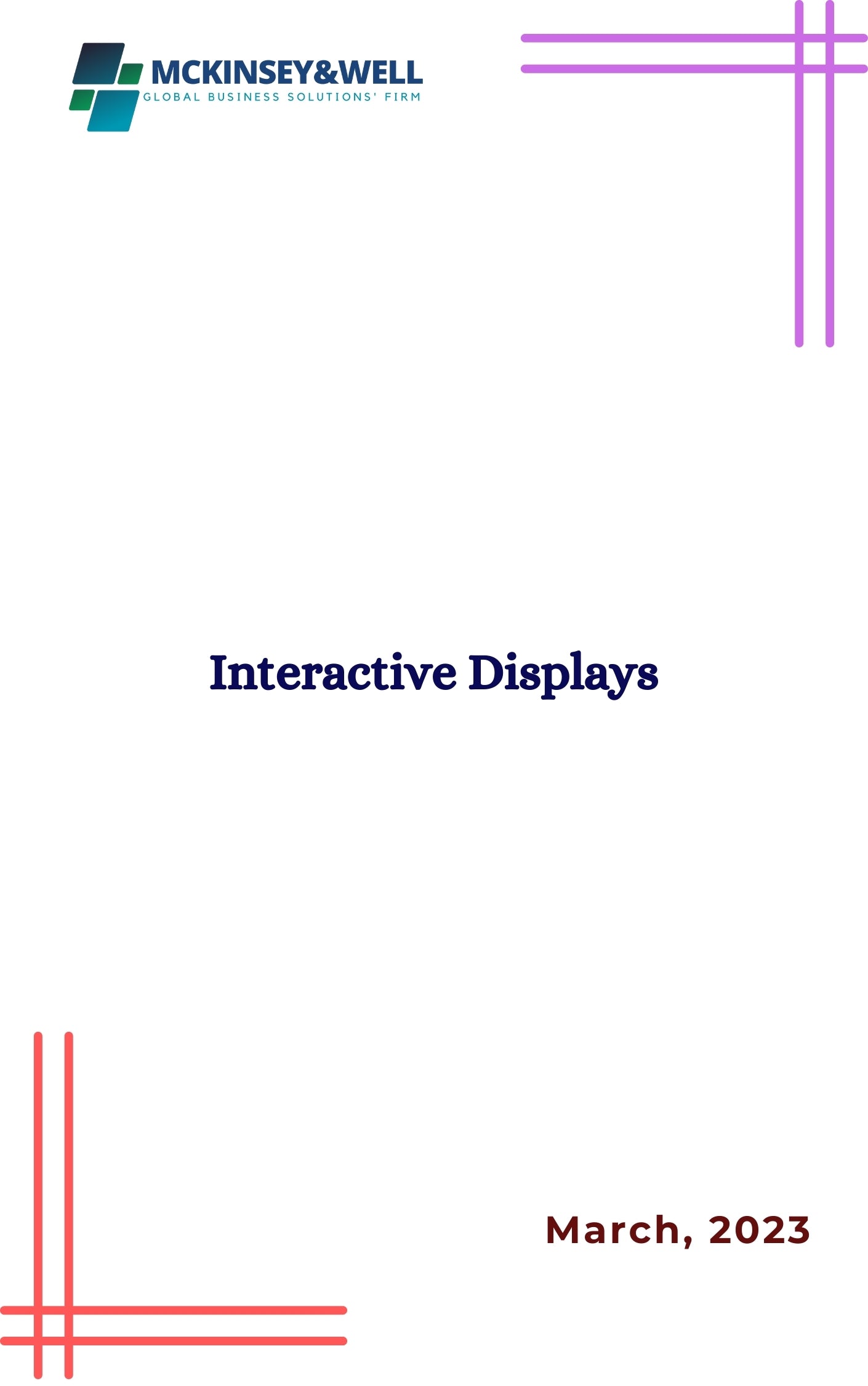 Interactive Displays