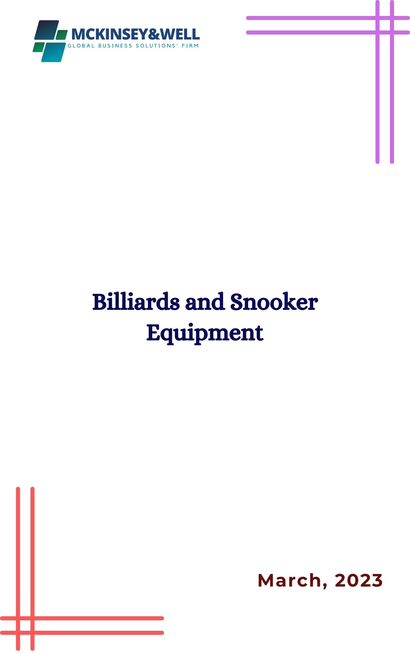 Billiards and Snooker Equipment