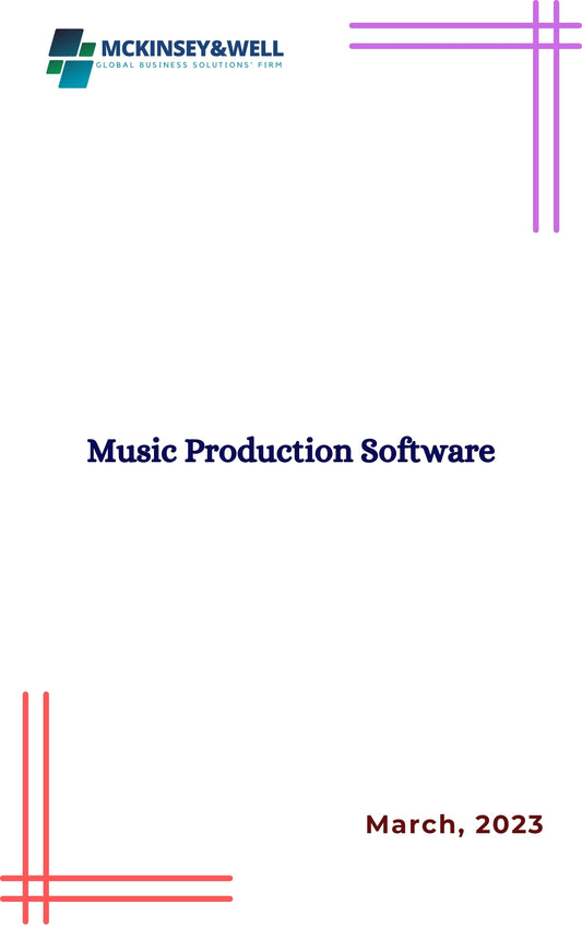 Music Production Software