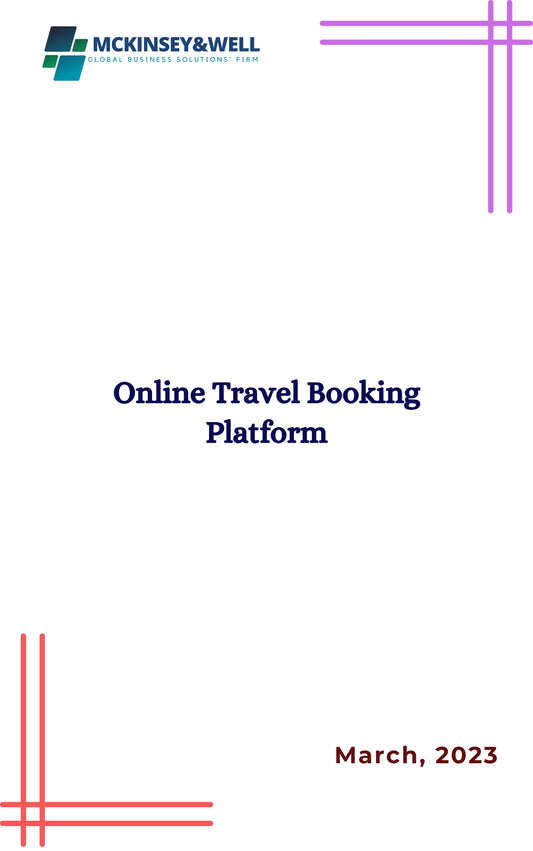 Online Travel Booking Platform